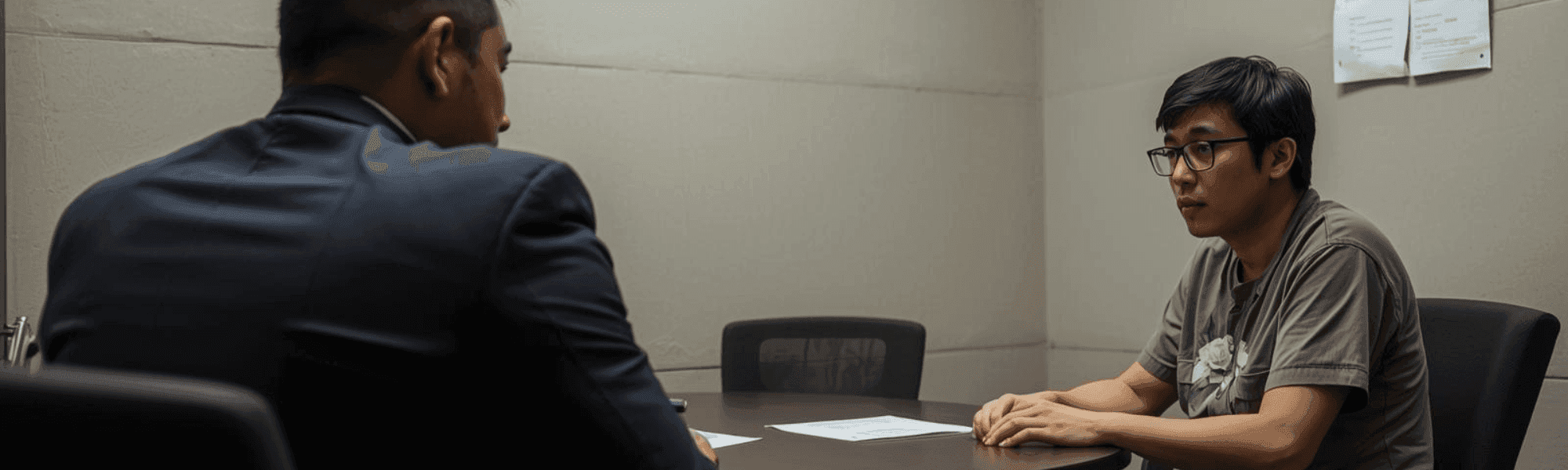 AVRS central management station monitoring interview rooms